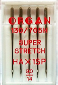 Иглы Organ супер стрейч №90 (5шт.)