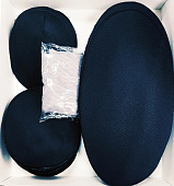 Набор накладок Pro р.40-44 (цв. чёрный) для коррекции фигуры манекена